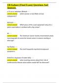 OB Kahoot &lpar;Final Exam&rpar; Questions And Answers&period;docx