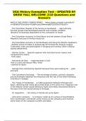 UGA History Exemption Test - UPDATED BY DREW YALL WELCOME &vert;318 Questions and Answers