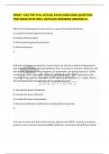 NR667- CEA FNP FULL ACTUAL EXAM &lpar;2025&sol;2026&rpar; QUESTION TEST BANK WITH WELL DETAILED ANSWERS &vert;GRADED A&plus;
