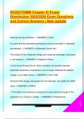 RCDD TDMM EXAM PACKAGE DEAL QUESTIONS AND VERIFIED DETAILED ANSWERS &vert; 100&percnt; GUARANTEED PASS &vert; ALREADY GRADED A&plus;