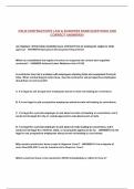 CSLB CONTRACTOR'S LAW & BUSINESS EXAM QUESTIONS AND CORRECT ANSWERS&excl;&excl;