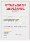 PEDS PROCTORED ATI EXAM LATEST  2025 &sol; ATI PEDS PROCTORED ACTUAL  EXAM ALL 250 QUESTIONS AND  CORRECT DETAILED ANSWERS  &lpar;VERIFIED ANSWERS&rpar; &vert;ALREADY  GRADED A&plus;