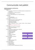 samenvatting communicatie met pati&euml;nt 2