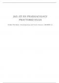 2025 ATI RN Pharmacology Proctored Exam &ndash; Verified Test Bank with Actual Questions and Correct Answers &vert; Graded A&plus;