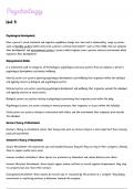 Unit 1 Psychology