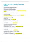 D196 - OA Prep Exam A&plus; Pass New Update