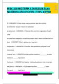 BISC 220 EXAM PACKAGE DEAL QUESTIONS AND VERIFIED DETAILED ANSWERS &vert; 100&percnt; GUARANTEED PASS &vert; ALREADY GRADED A&plus;