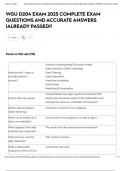 WGU D204 EXAM 2025 COMPLETE EXAM QUESTIONS AND ACCURATE ANSWERS &vert;ALREADY PASSED&excl;&excl;