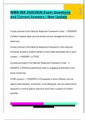  NIMS 800 2025&sol;2026 Exam Questions  and Correct Answers &vert; New Update