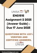 ENG1515 Assignment 2 2025 &lpar;Answer Guide&rpar; - Due 17 June 2025