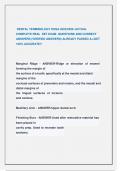 DENTAL TERMINOLOGY HOSA 2025&sol;2026 &sol;ACTUAL  COMPLETE REAL SET EXAM QUESTIONS AND CORRECT  ANSWERS &lpar;VERIFIED ANSWERS&rpar; ALREADY PASSED A&plus;&sol;GET  100&percnt; ACCURATE&excl;&excl;