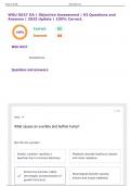 WGU D027 OA &vert; Objective Assessment &vert; 93 Questions and Answers &vert; 2025 Update &vert; 100&percnt; Correct&period;