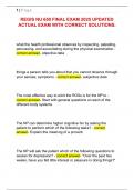 REGIS NU 650 FINAL EXAM 2025 UPDATED  ACTUAL EXAM WITH CORRECT SOLUTIONS&period;