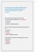 Pax Verbal Ability Test Questions &vert;2025&sol;2026 &vert;Actual  Complete Real Exam Set Questions And Correct  solutions &lpar;Verified Answers &rpar; &vert; Get It 100&percnt;  Accurate&excl;&excl; 