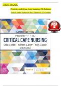 TEST BANK Priorities in Critical Care Nursing&comma; 9th Edition&comma; Linda D&period; Urden&comma; Kathleen M&period; Stacy&comma; Chapters 1 - 27&comma; Complete &emsp;