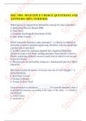 SOC 1502 -MUILTIPLE CHOICE QUESTIONS AND ANSWERS 