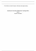 WGU C881 Task 1 and 2 Bundle with complete solutions&period;