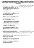 Foundations and Adult Health Nursing Chapter 19 Nutritional Concepts and Therapies 2025&sol;2026 Complete Study Guide with Clinical Applications and Review