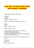 JAMF PRO 100 EXAM QUESTIONS AND CORRECT ANSWERS