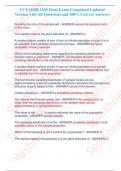 UCF QMB 3200 Final Exam Completed Updated Version with All Questions and Correct Answers
