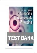 TEST BANK FOR Potter and Perry's Canadian Fundamentals of Nursing&comma; 7th Edition by Barbara J&period; Astle Patricia A&period; Potter ISBN&colon; 9780323870658 COMPLETE GUIDE 100&percnt; VERIFIED A&plus; GRADE ASSURED&excl;&excl;&excl; NEW LATEST UPDATE&excl;&excl;&excl;&excl;&excl;