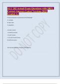ALU 202 Actual Exam Questions with 100- Correct Answers Latest Versions 2025 Graded A&plus;&period;