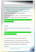 NBSTSA exam prep 1-40 Questions with   Correct Answers  for Specific Exam  Mail supergrades12&commat;gmail&period;com