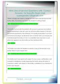 NHA Line of service Questions with  Correct  Answers  for Specific Exam Mail  supergrades12&commat;gmail&period;com 