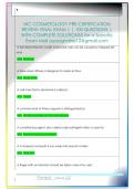 NIC COSMETOLOGY PRE-CERTIFICATION  REVIEW&colon; FINAL EXAM 1 &vert; 100 QUESTIONS &vert;  WITH COMPLETE SOLUTIONS&excl;&excl; for a Specific  Exam Mail supergrades12&commat;gmail&period;com 