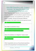 Nims 800 Questions with  Correct  Answers  for Specific Exam Mail  supergrades12&commat;gmail&period;com 