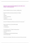 Apprentice Lineman General Knowledge Exam with 100&percnt; Correct Answers &vert; Verified &vert;Latest 2025