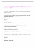 Lineman Apprentice Transmission Exam with 100&percnt; Correct Answers &vert; Verified &vert;Latest 2025