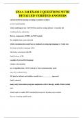 SPAA 344 EXAM 2 QUESTIONS WITH DETAILED VERIFIED ANSWERS