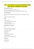 SPAA 344 TERM 3 EXAM QUESTIONS WITH DETAILED VERIFIED ANSWERS