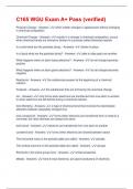 C165 WGU Exam A&plus; Pass &lpar;verified&rpar;