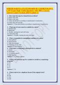 NORTH DAKOTA STATE BOARD OF COSMETOLOGY LAW Exam Study Guide Questions with 100- Correct