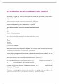 BESC 3010 Final Exam with 100&percnt; Correct Answers &vert; Verified &vert;Latest 2025