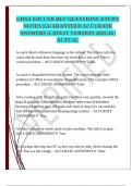 GHSA SOCCER REF QUESTIONS &vert;STUDY NOTES &vert;GUARANTEED ACCURATE ANSWERS &vert;LATEST VERSION 202526 &vert;ACTUAL
