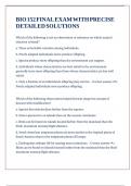 BIO 152 EXAMS COMPILATION BUNDLE &vert; GUARANTEED VALUE PACK &vert; 100&percnt; PASS&excl;&excl;&excl;&excl;&excl;