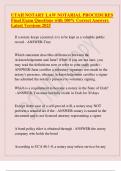 UTAH NOTARY LAW NOTARIAL PROCEDURES Final Exam Questions with 100&percnt; Correct Answers Latest Versions 2025