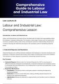 Labour and Industrial Law&colon; Comprehensive Lesson &plus; MCQs for Exam and Interview Success