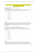 Test Bank for Bates&rsquo; Guide To Physical Examination and History Taking 13th Edition
