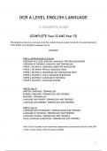 Complete Guide to OCR A Level English Language