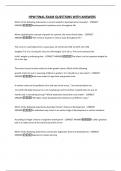HPW FINAL EXAM QUESTIONS WITH ANSWERS
