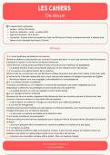 Fiche de lecture les cahiers de douai 