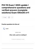 PHI 115 Exam 1 2025 update &vert; comprehensive questions and verified answers &lpar;complete solutions&rpar; Exam &vert;GRADE A&plus;&excl;&excl;