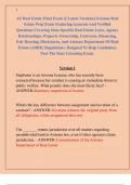 AZ Real Estate Final Exam &lpar;2 Latest Versions&rpar;&sol;Arizona Real  Estate Prep Exam Featuring Accurate And Verified  Questions Covering State-Specific Real Estate Laws&comma; Agency  Relationships&comma; Property Ownership&comma; Contracts&comma; Financing&comma;  Fair Housing&comma; Disclosures&comma; 