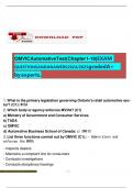 OMVIC Automative Test &lpar;Chapter 1-18&rpar; EXAM QUESTIONS AND ANAWERS 2024-2025 graded A&plus; by experts&period;