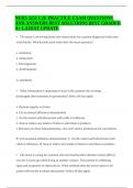 NURS 3251 CJE PRACTICE EXAM QUESTIONS AND ANSWERS BEST SOLUTIONS BEST GRADED A&plus; LATEST UPDATE