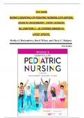 TEST BANK WONG&rsquo;S ESSENTIALS OF PEDIATRIC NURSING&comma; 11TH EDITION&comma; MARILYN HOCKENBERRY&comma; CHERYL RODGERS  ALL CHAPTERS 1 &ndash; 31 COVERED GRADED A&plus;  LATEST UPDATE&period;